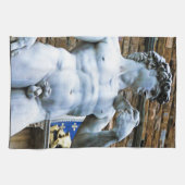 Florence beeld van David With Love Quote Theedoek (Horizontaal)