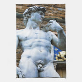 Florence beeld van David With Love Quote Theedoek (Verticaal)