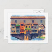 Florence, briefkaart Italië (Voorkant / Achterkant)