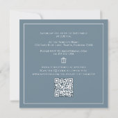 Florence Carriage QR Code Cadeauregister Cute Kaart (Achterkant)