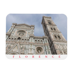 Florence Cathedraal en Campanile uitzicht magnet Magneet