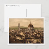 Florence Cathedral, Toscane, Italië Briefkaart (Voorkant / Achterkant)