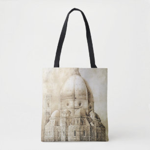 Florence Cathedral uit het oosten, uit 'Fragmenten Draagtas