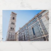 Florence Cathedral Voedselcontainer Etiket (Enkel label)