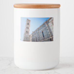Florence Cathedral Voedselcontainer Etiket