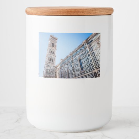Florence Cathedral Voedselcontainer Etiket (Voorkant)