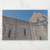Florence Cathedral Voedselcontainer Etiket (Enkel label)