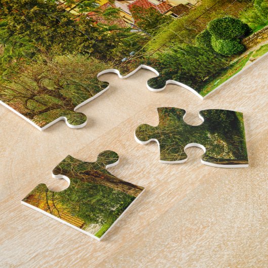 Florence City Skyline Tocany Italië Legpuzzel (Zijkant)