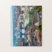 Florence cityscape - Ponte Vecchio over de Arno Legpuzzel (Verticaal)