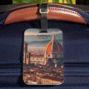Florence Domus Santa Maria del Fiore Italië Reizen Bagagelabel