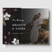 Florence Donker Bloemen en Foto Bruiloft Gastenboek (Voorkant)