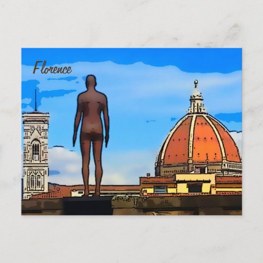 Florence Duomo Dome Antony Gormley Briefkaart (Voorkant)