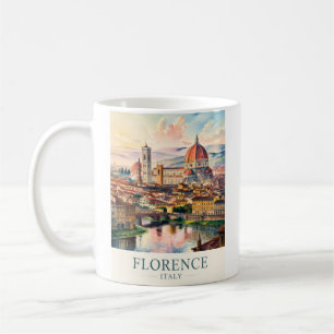 Florence Duomo Kathedraal Aquarel Italië Reizen Koffiemok