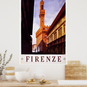 Florence Firenze Italie - Affiches Vintage voyage (Cuisine)