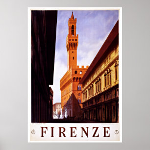 Florence Firenze Italie - Affiches Vintage voyage