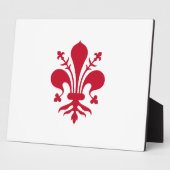 Florence Flag Plaque Fotoplaat (Zijkant)