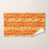 Florence Floral jaune et orange (Serviette à main)