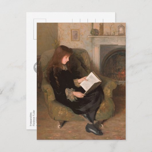 Florence Fuller - Carte postale Inséparables CC030 (Devant / Derrière)