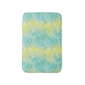 Florence geel en blauw gradiënt badmat (Voorkant Verticaal)