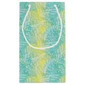 Florence  geel en blauw gradiënt klein cadeauzakje (Achterkant)