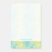 Florence geel en blauw gradiënt post-it® notes (Voorkant)