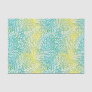 Florence geel en blauw gradiënt tissuepapier