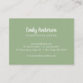 Florence goudgeometrisch elegant Visitekaartje (Achterkant)