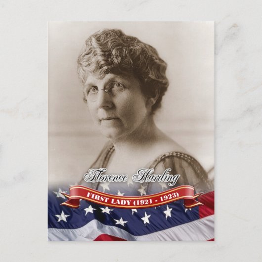 Florence Harding, First Lady van de VS Briefkaart (Voorkant)