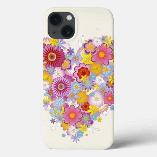 Florence hart met vlinders Case-Mate iPhone case (Achterkant)
