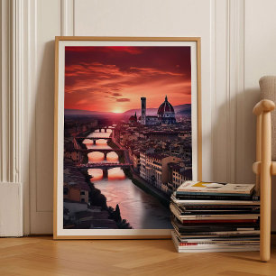 Florence Impression Italie Œuvre d'art Florence Af