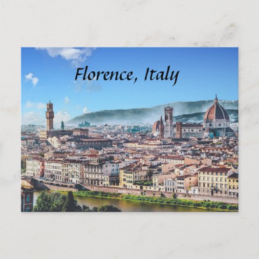 florence, Italië briefkaart (Voorkant)