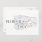 Florence Italië Briefkaart (Voorkant / Achterkant)