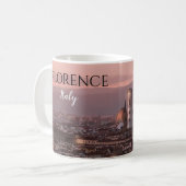 Florence Italie Café Mug Firenze Coupe (Devant gauche)