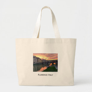 Florence Italië Canvas tas met Inspirerend Quote