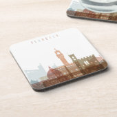 Florence, Italië | City Skyline Drankjes Onderzetter (Linkerzijde)