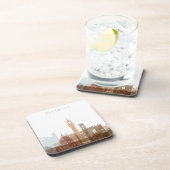 Florence, Italië | City Skyline Drankjes Onderzetter (Rechterzijde)