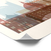 Florence, Italië | City Skyline Poster (Hoek)