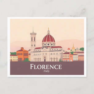 Florence Italië Duomo di Firenze Pastelreizen Briefkaart