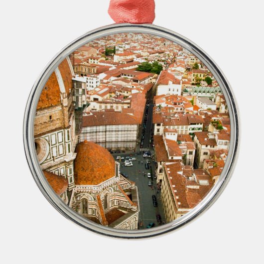 Florence, Italië (Duomo) Metalen Ornament (Voorkant)