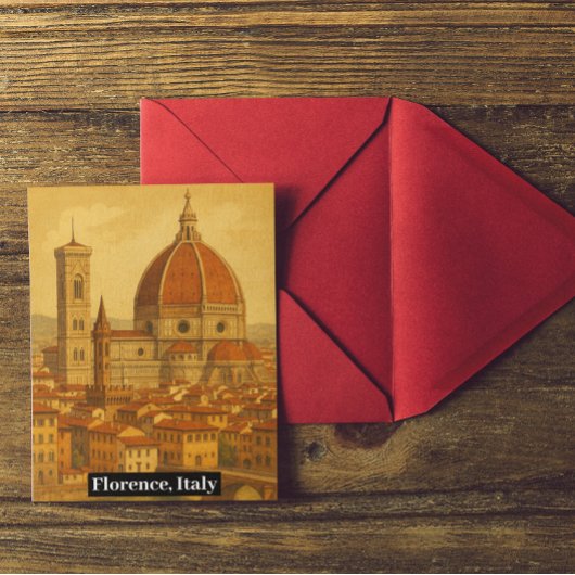 Florence Italië Duomo Reizen Briefkaart