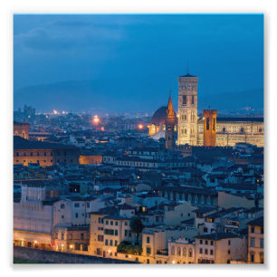 Florence Italië Foto Afdruk