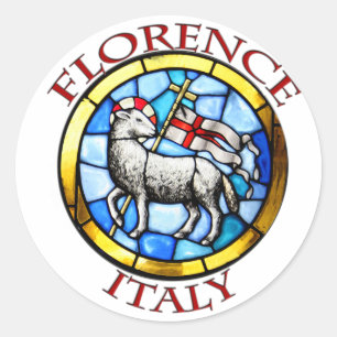 Florence Italië I Ronde Sticker