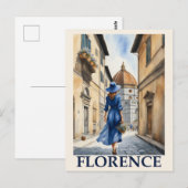 Florence Italië Italiaans reizen Briefkaart (Voorkant / Achterkant)