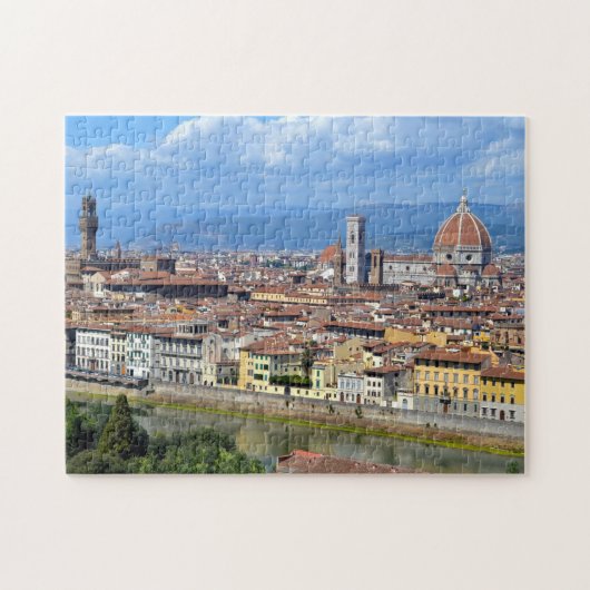 Florence, Italië Luchtvaart Uitzicht Legpuzzel (Horizontaal)