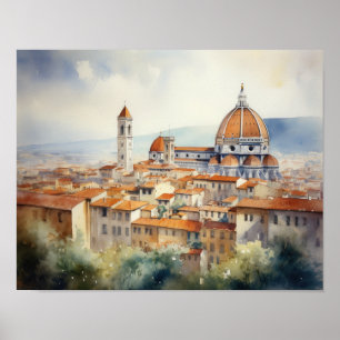 Florence Italie Paysage Art Imprimer Poster