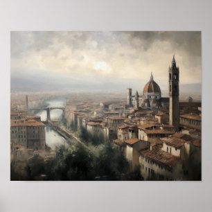 Florence Italie Peinture Art Imprimer Poster