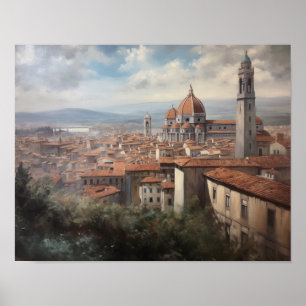 Florence Italie Peinture Art Imprimer Poster