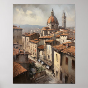 Florence Italie Peinture Art Imprimer Poster