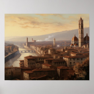 Florence Italie Peinture Art Imprimer Poster