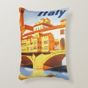 Florence Italië Ponte Vecchio Brug Reis Reizen Accent Kussen